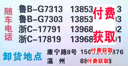 青岛到温州名片正面